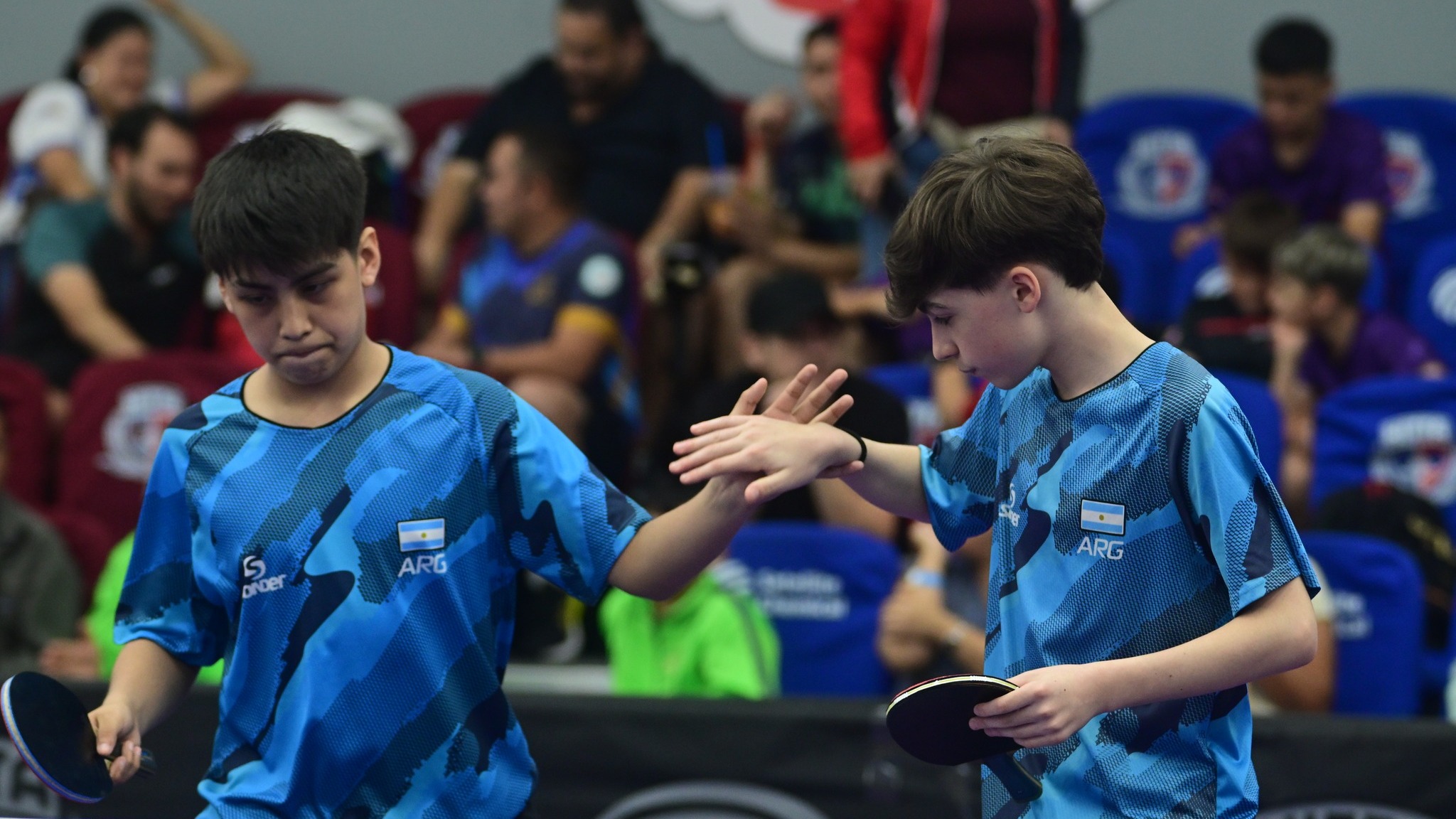 A un paso del podio: Valentino Marcial y Dante Rubin Minetti lograron el quinto puesto en el Panamericano U13