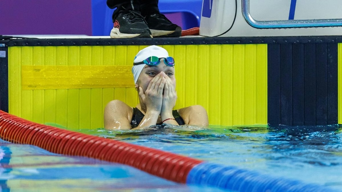 Histórica en el agua: Cecilia Dieleke ganó el oro en 100m espalda con récord de campeonato y récord nacional