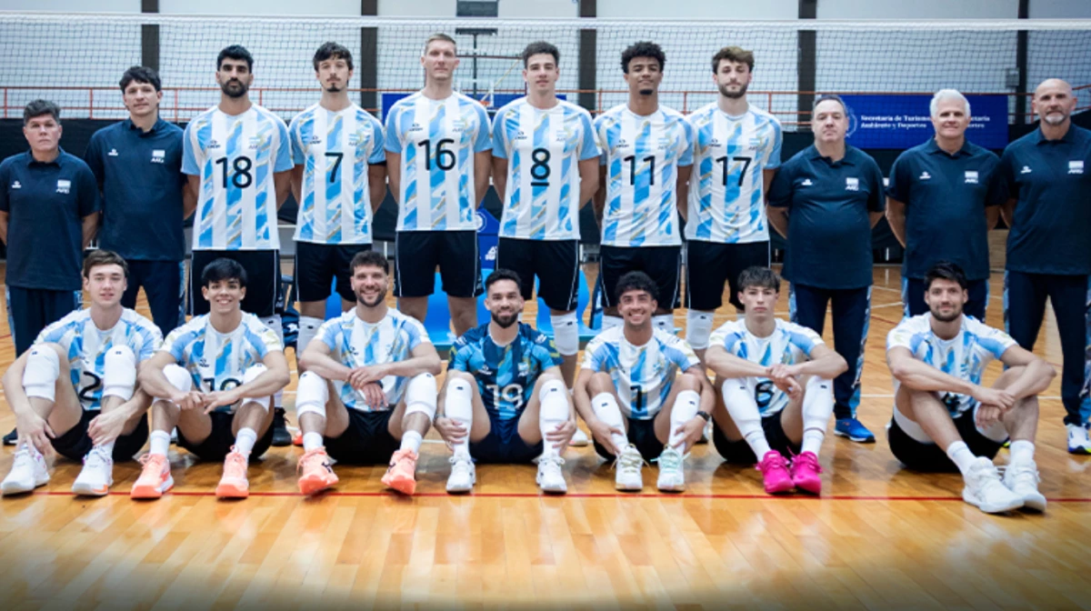 El plantel completo de la selección