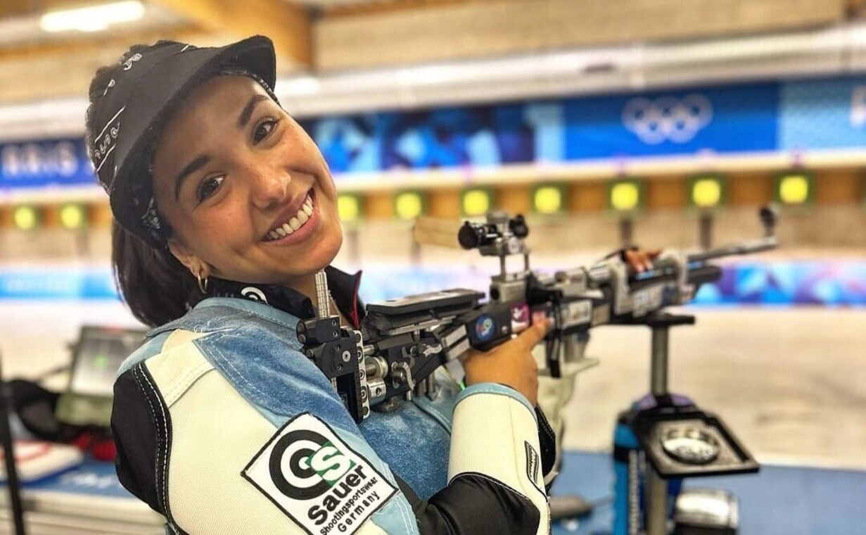 Fernanda Russo, oro en el rifle de aire 10 metros