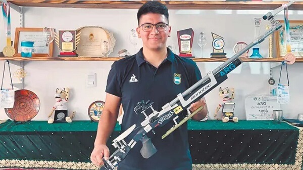 Marcelo Gutiérrez se lució durante la final en el Centro Internacional de Tiro