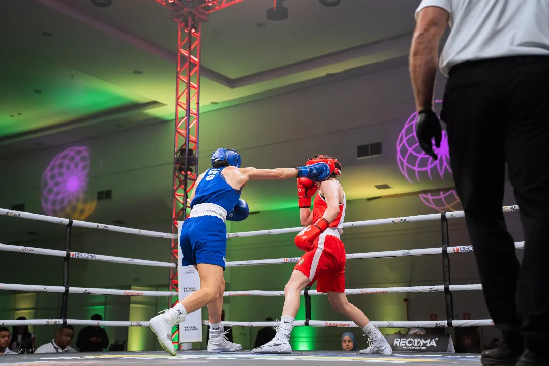 Melanie Martínez durante una pelea internacional