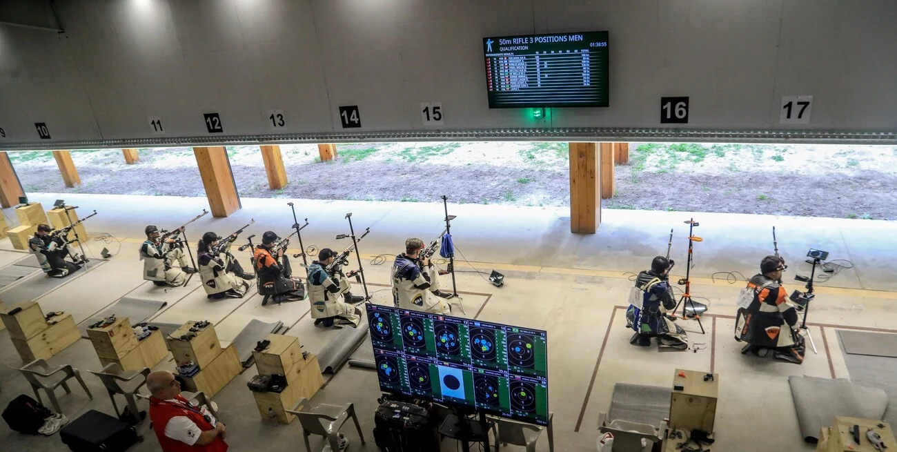 Gran jornada albiceleste en el rifle 3 posiciones masculino
