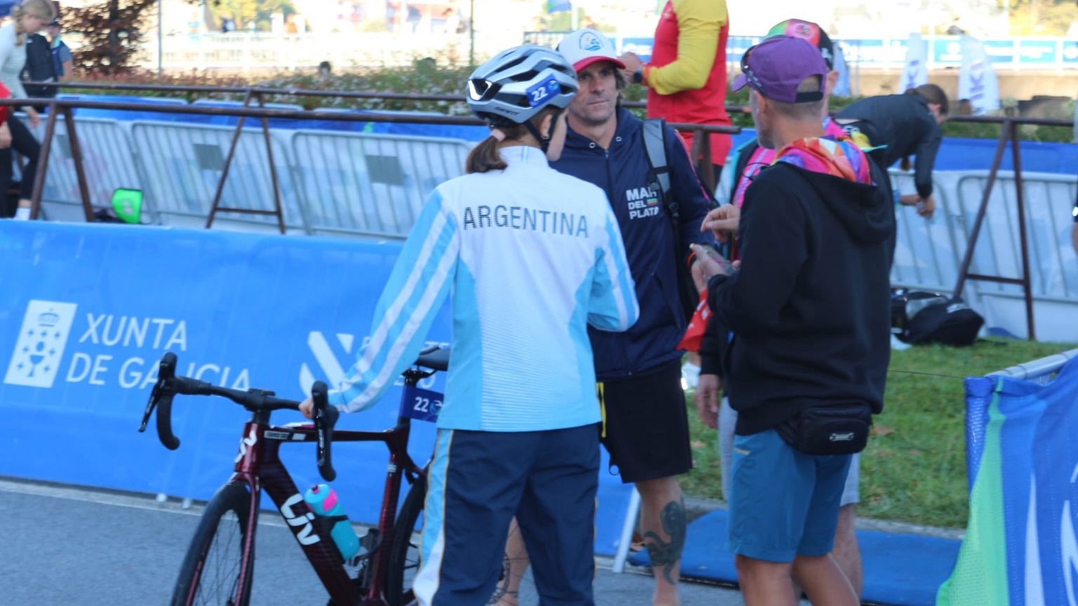 Federica Carletto sumó roce de élite en el Campeonato Mundial Junior de Triatlón en Pontevedra