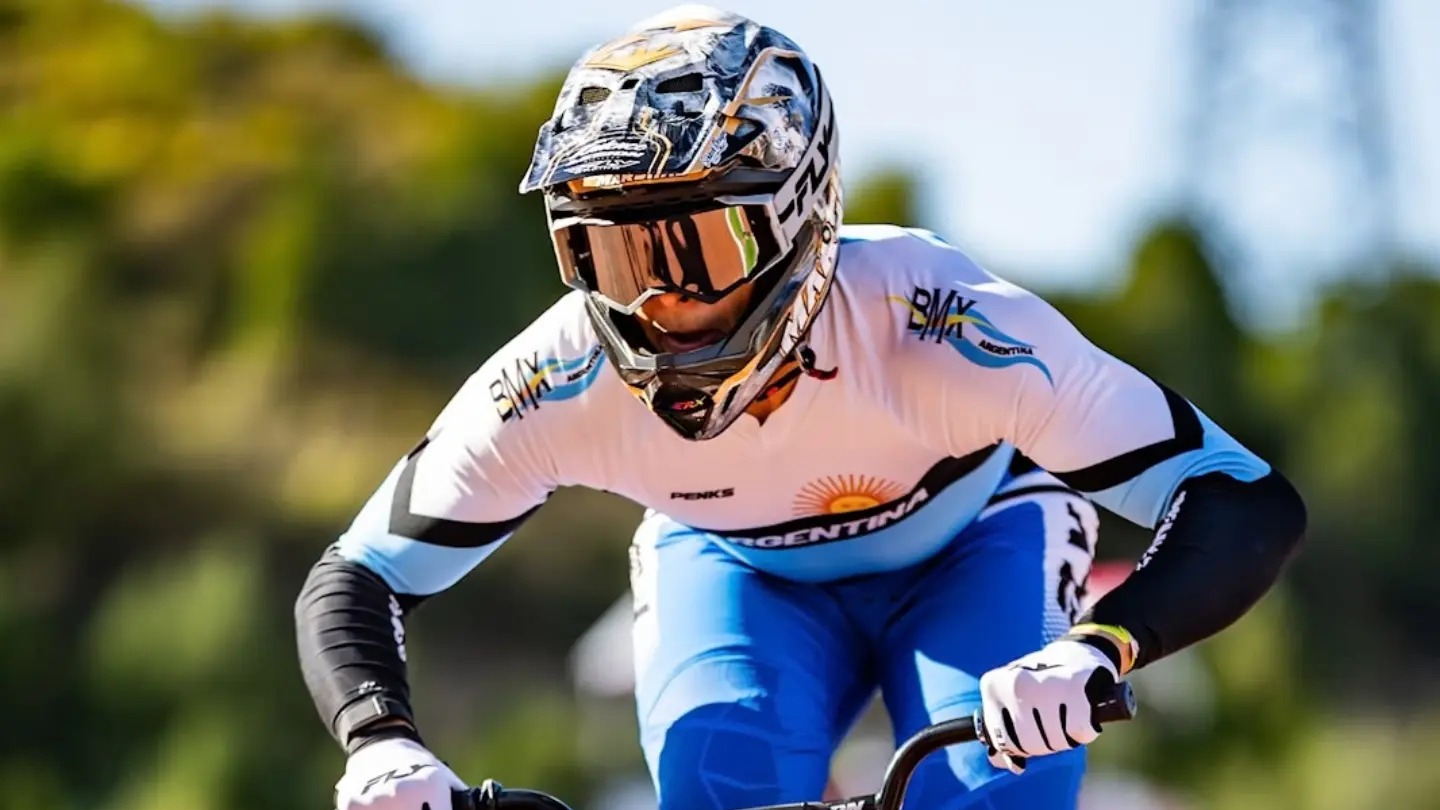 Thomás Maturano fue el mejor argentino en la Copa del Mundo de BMX en China y rozó las semifinales