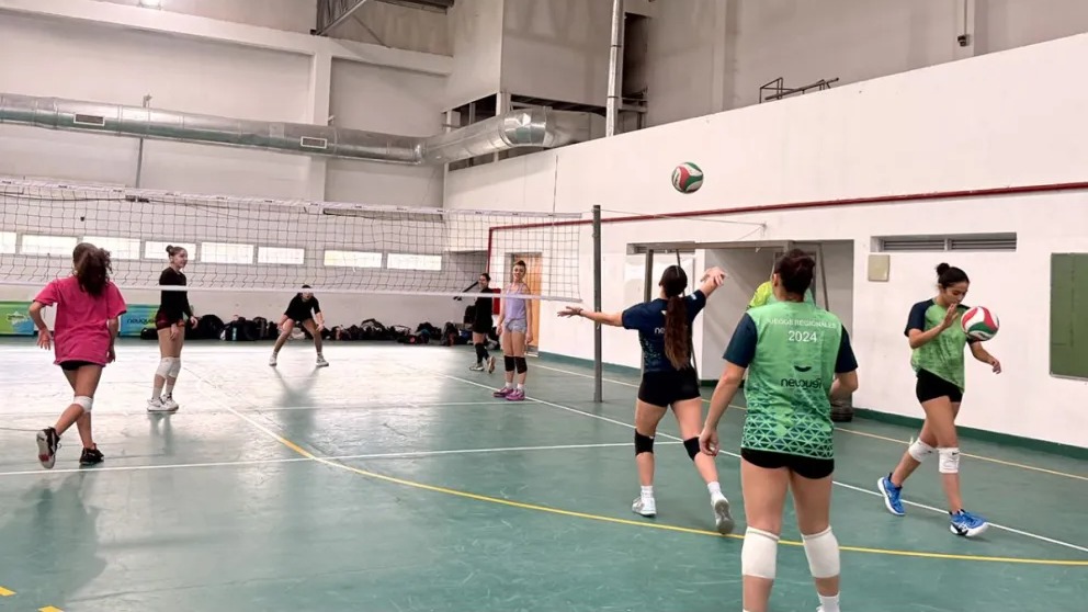 Foto en pleno desarrollo de los juegos.