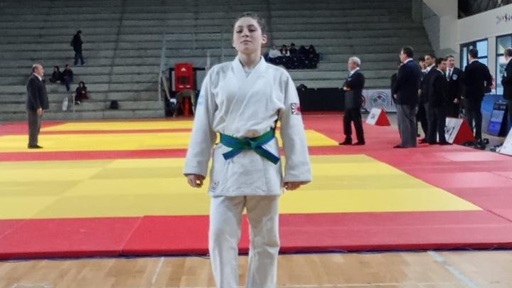 La judoka Nahiara García forma parte de la delegación de judokas