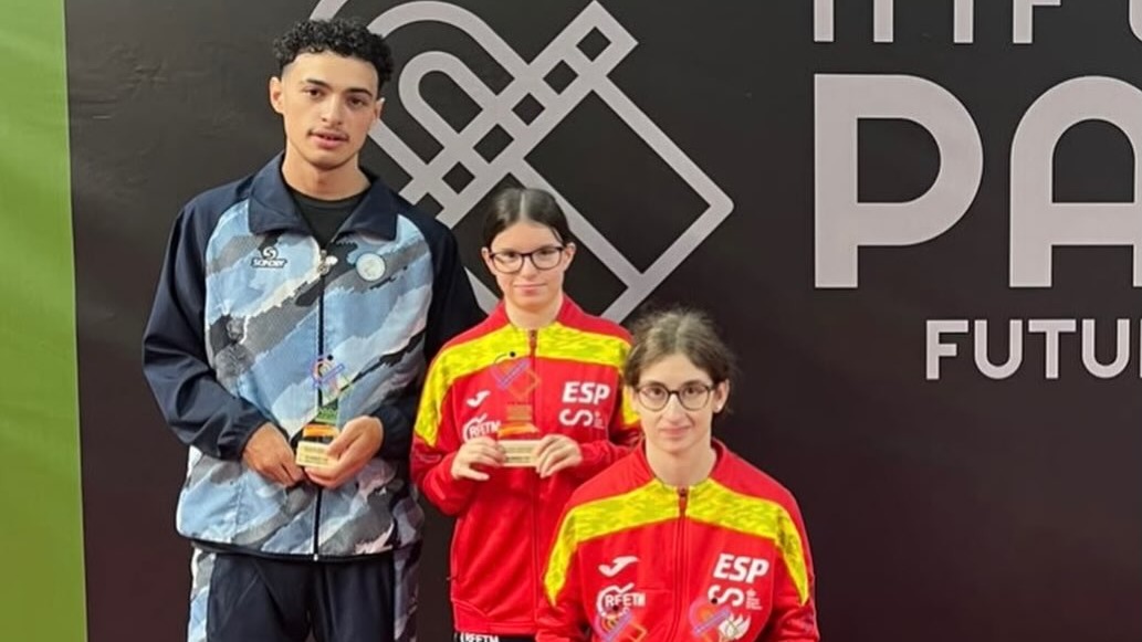 Fausto Barrientos logró el segundo puesto en el Parafuture de Murcia en dobles mixto