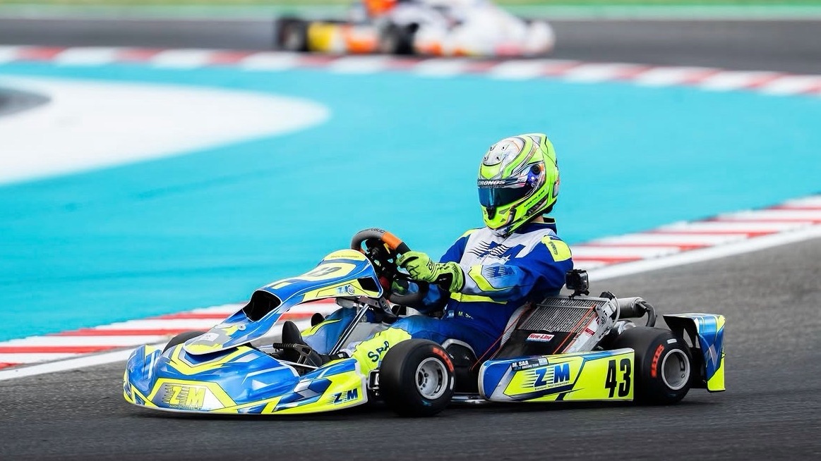 Martín Saa completó su participación en la World Cup de Karting en Viterbo