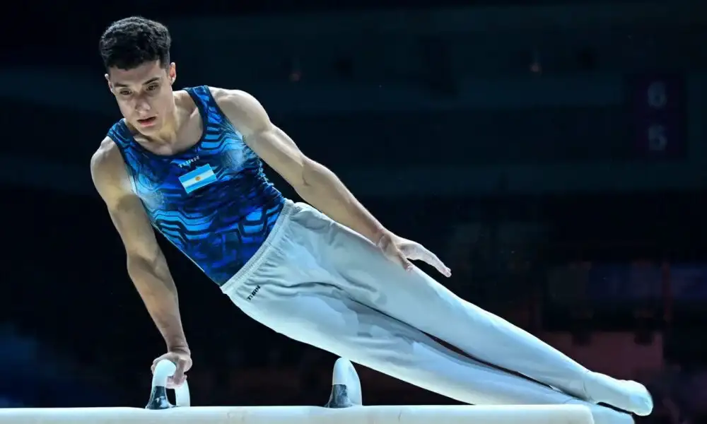 Santiago Mayol representa a la Argentina en el Mundial de Gimnasia Artística de Rotterdam