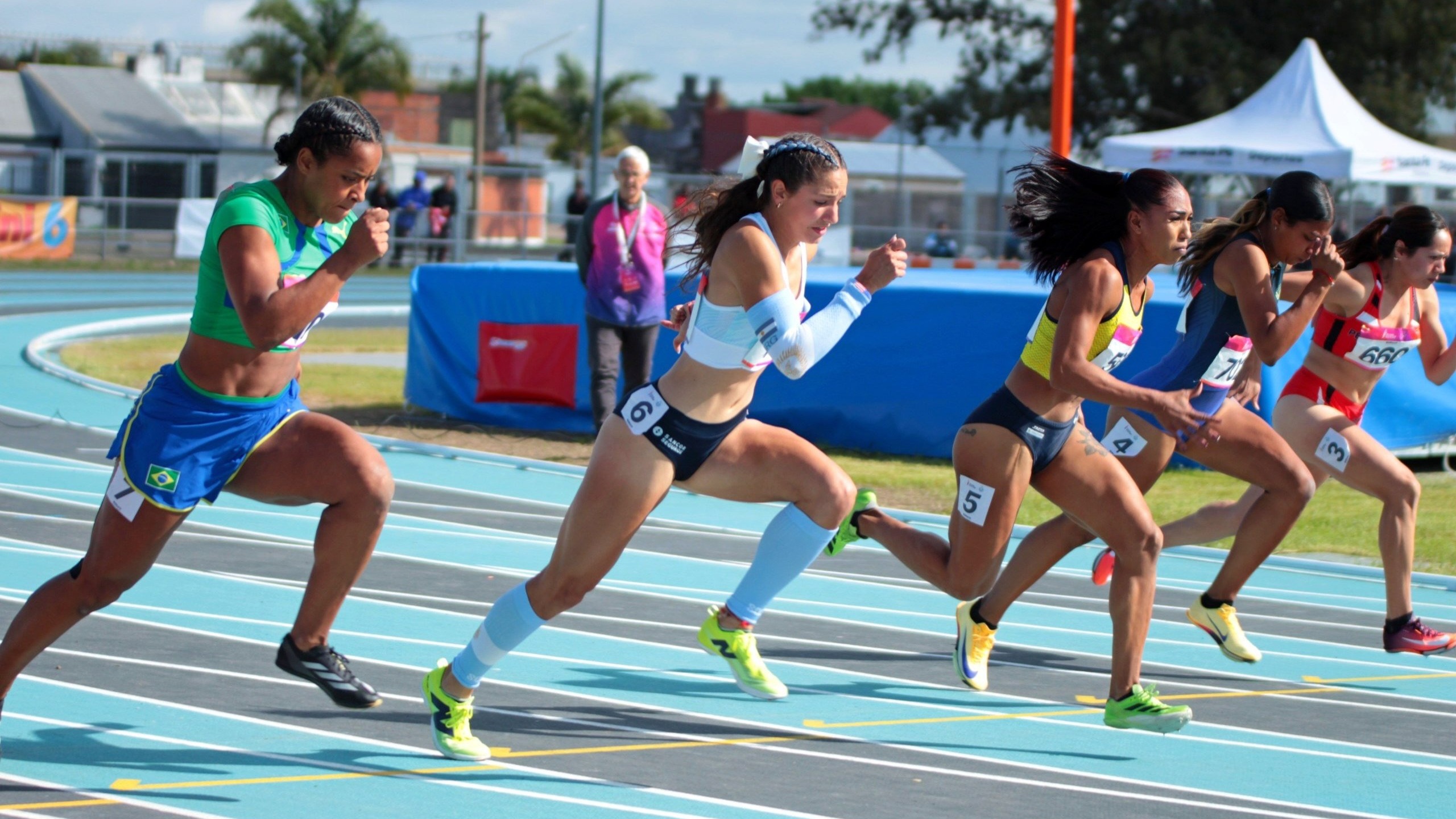 Milagros D’Amico se colgó la medalla de plata en los 100 metros llanos del Sudamericano U23 y va por más medallas